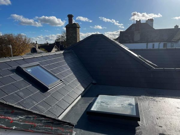 Skylight being repaired in Christleton