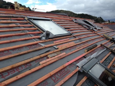 Skylight being repaired in Tattenhall