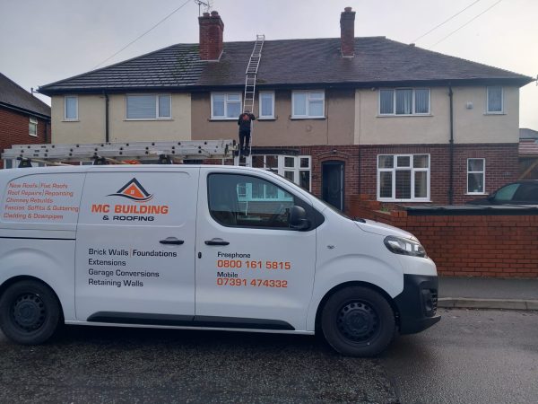 Our roofers working in Croughton